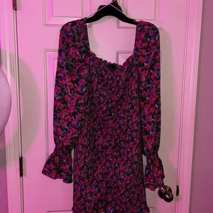 Off the shoulder floral dress